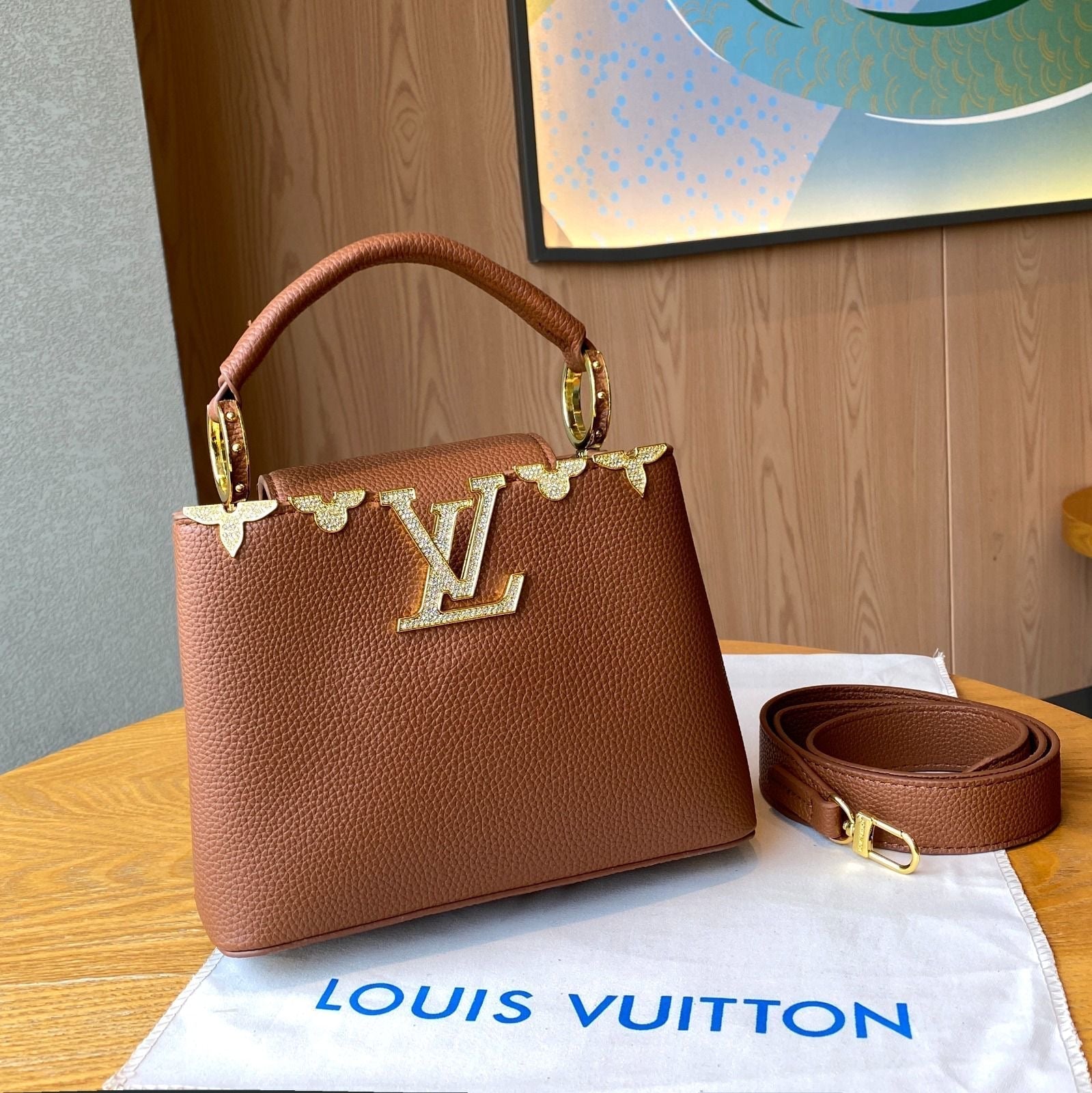 Louis Vuitton Bag | Ćapucines Flower Crown