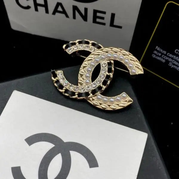 Chanel Jewelry | Chanel Quilted Heart CC Logo Pearl Station