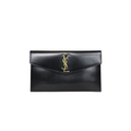 Saint Laurent Pouch | Uptown Pouch Black Calfskin Leather