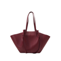 Polène Bag | Cyme Mini Bag Burgundy Ebony