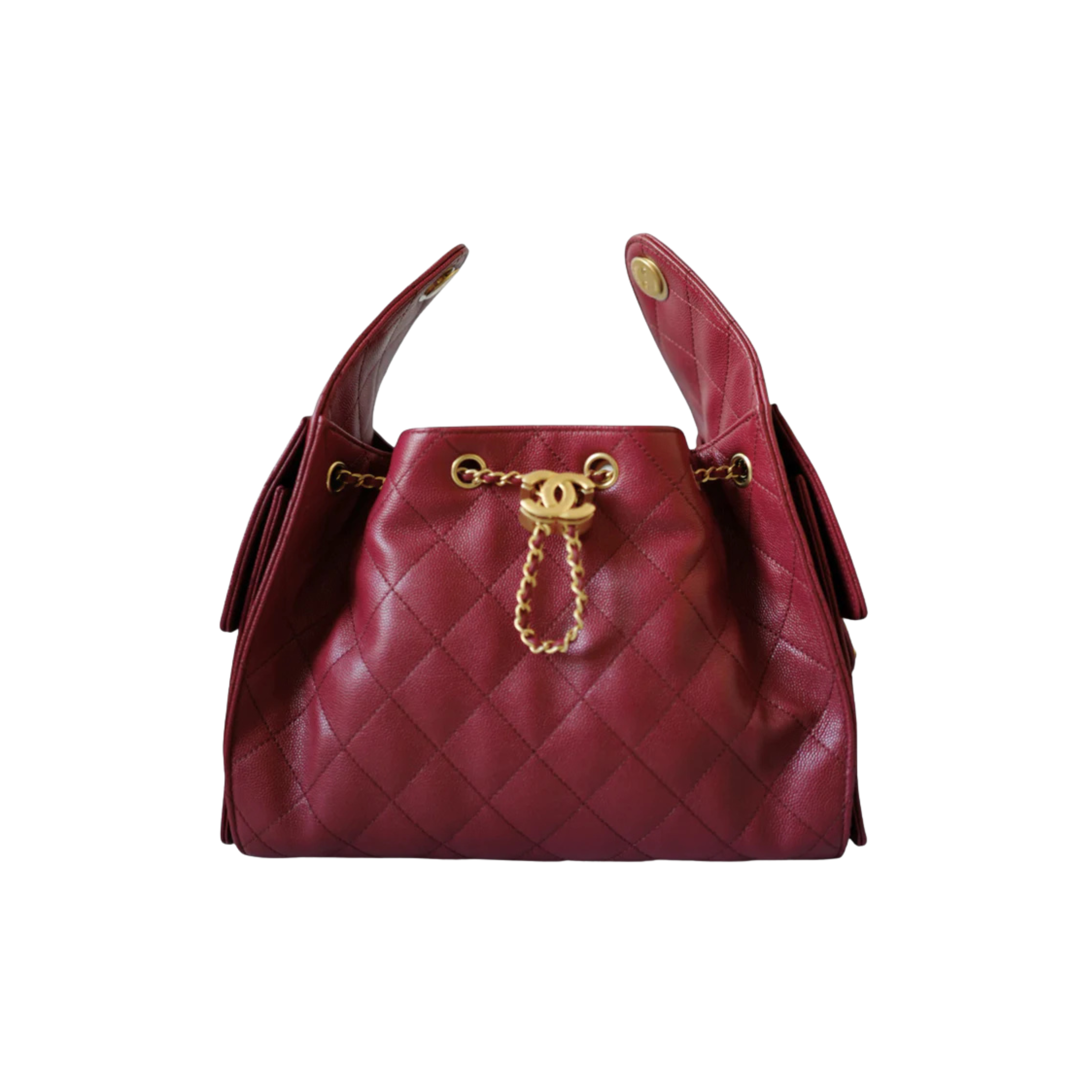Chanel Bag | 25K Small Hobo Bag Red Grained