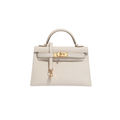 Hermes Bag | Kelly Mini White Hand Bag