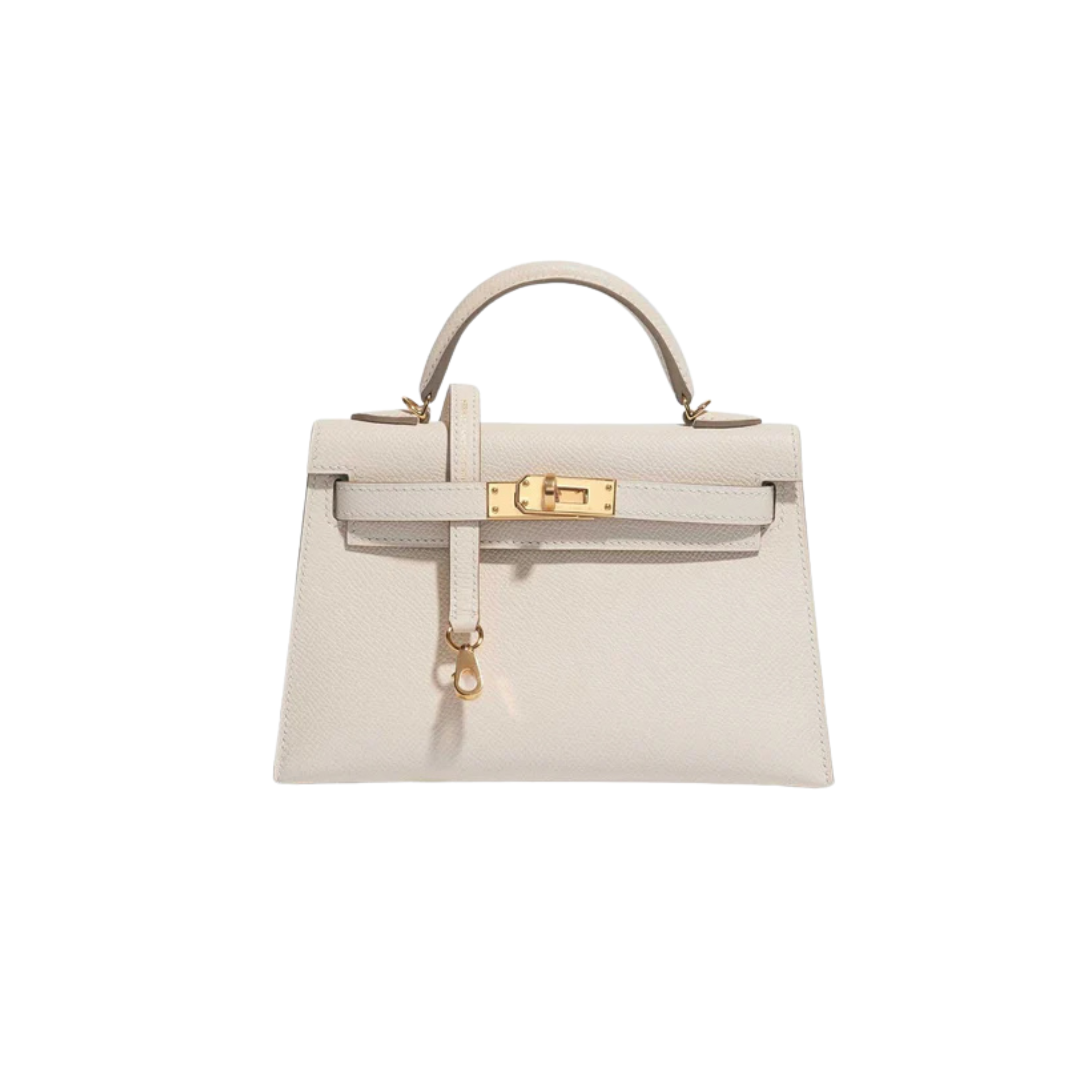Hermes Bag | Kelly Mini White Hand Bag