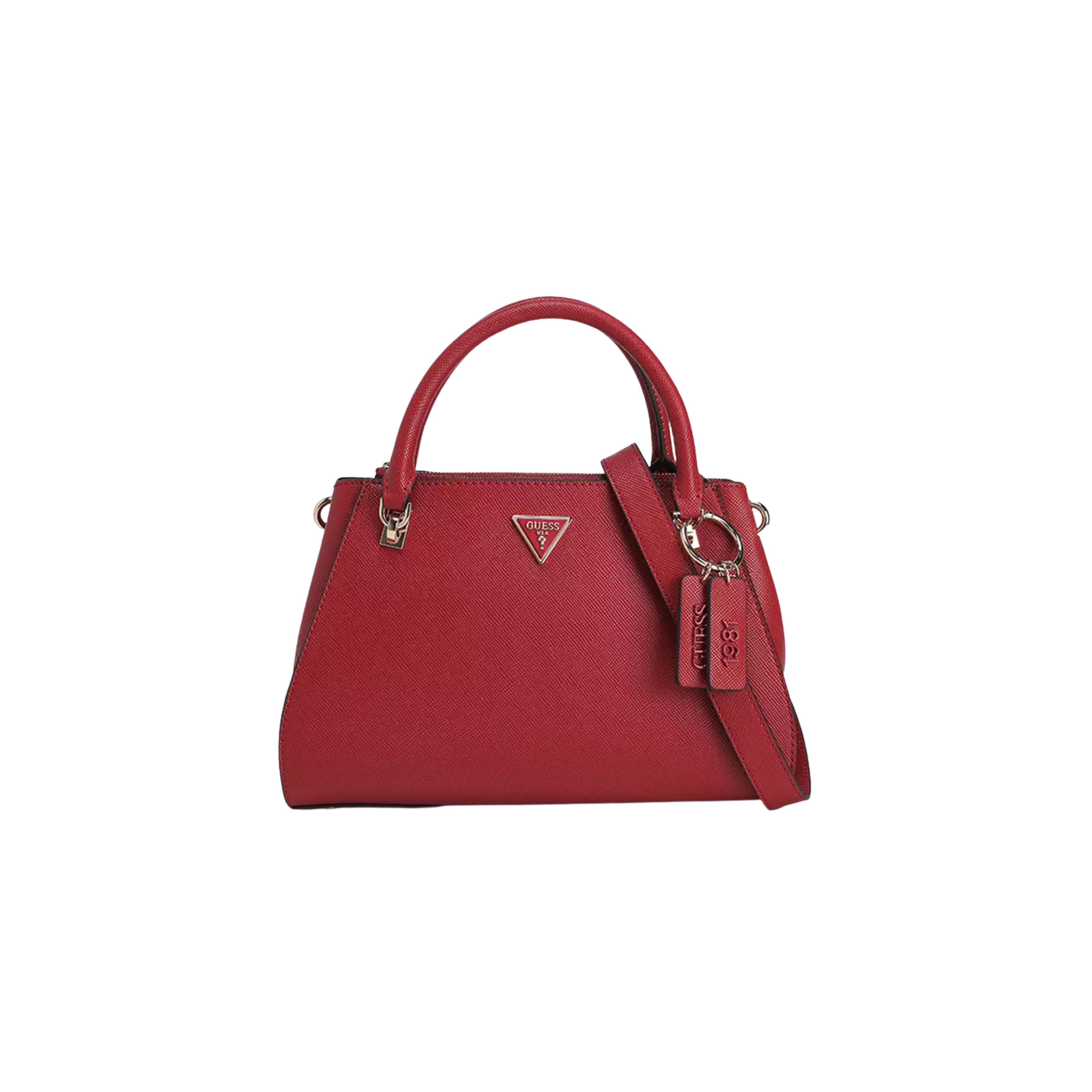 Guess Bag | Cordelia Handbag Saffiano Burgundy