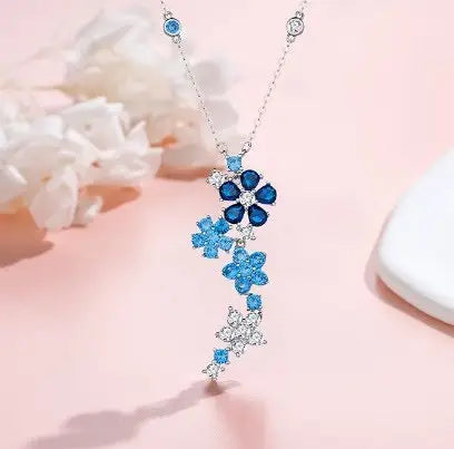 Van Cleef & Arpels Jewelry | Silver Blue Sapphires Diamonds
