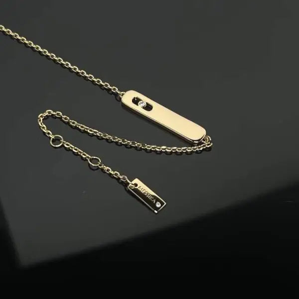 Messika Jewelry | Uno Multi Row Yellow Gold Diamonds