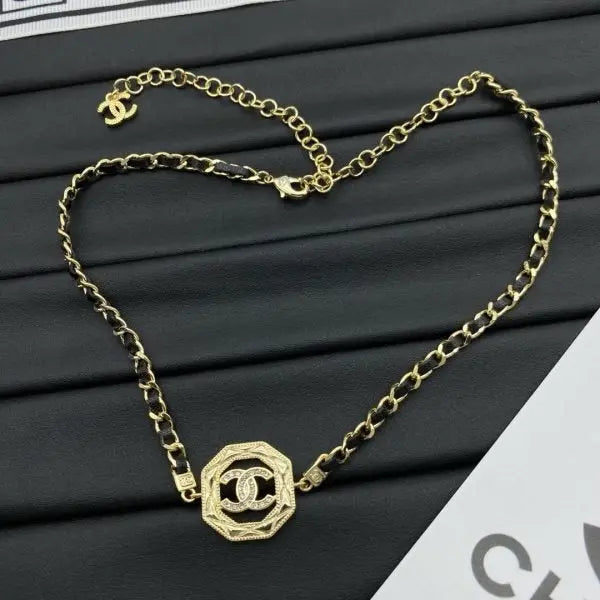 Chanel Jewelry | Quilted Heart CC Logo Pearl Station Necklace