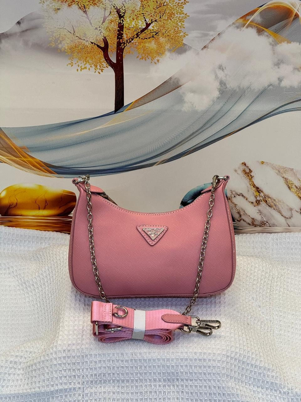 Prada Bag | Re-Edition Nylon Pink Color
