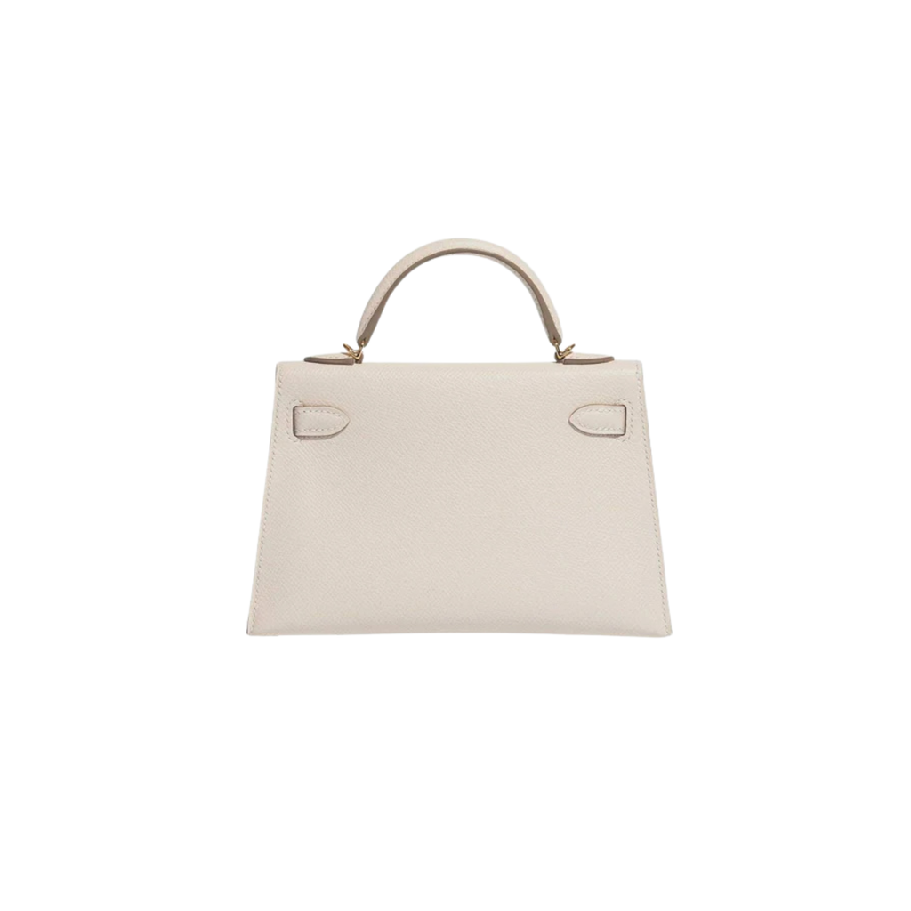 Hermes Bag | Kelly Mini White Hand Bag