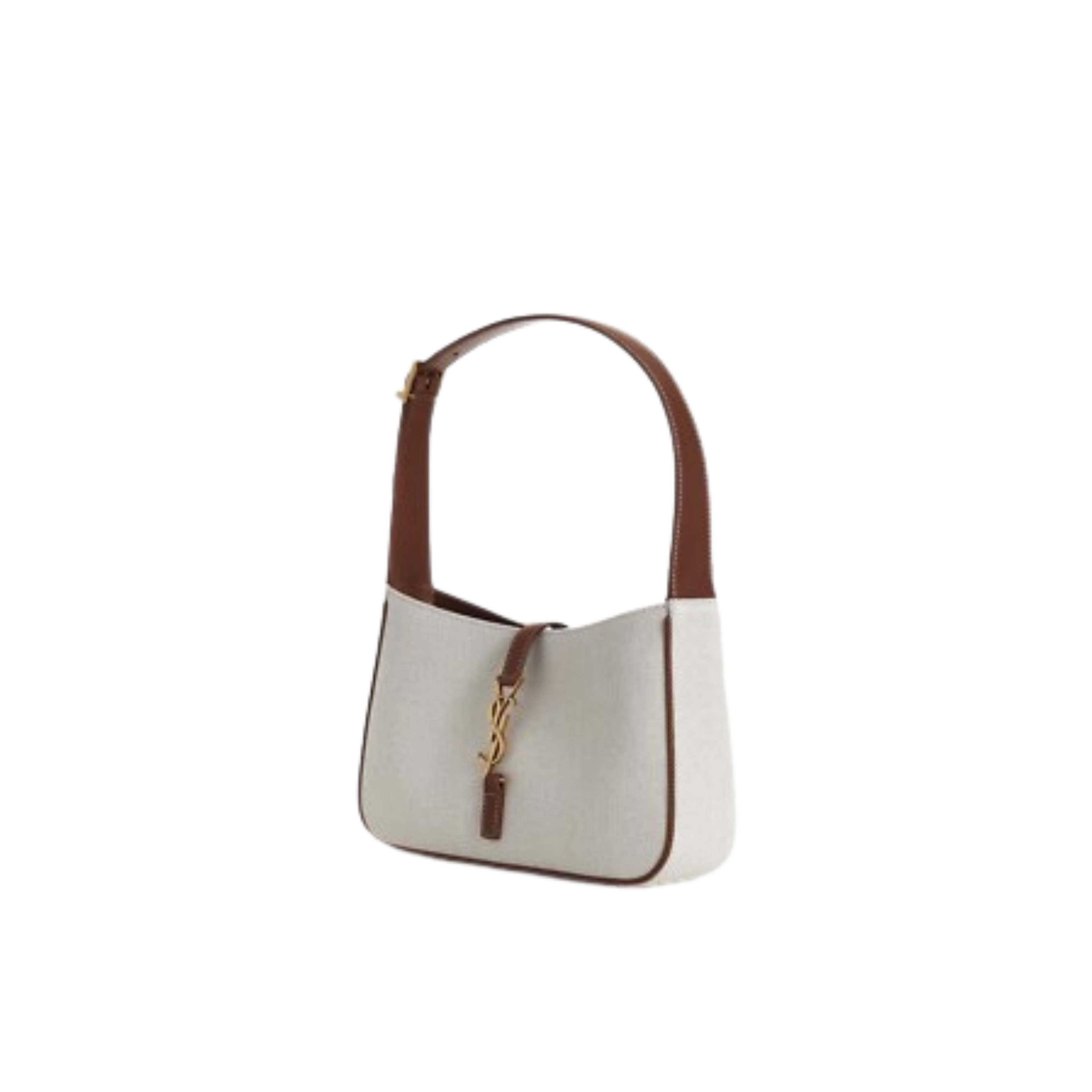 Saint Laurent Bag | Le 5 à 7 Canvas Leather Hobo Bag