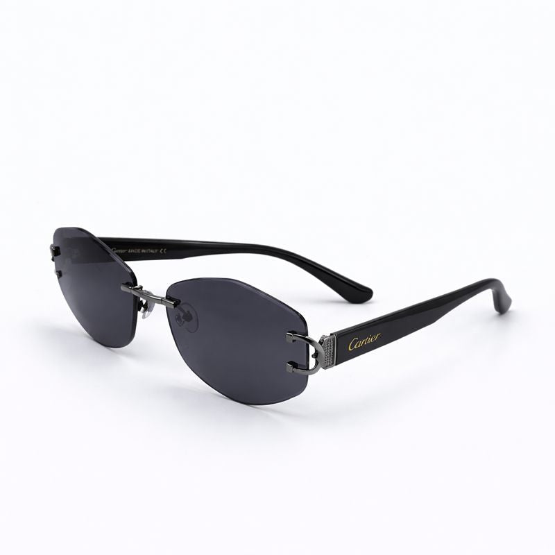 Cartier | Elegant Tortoise Shell Aviator Sunglasses