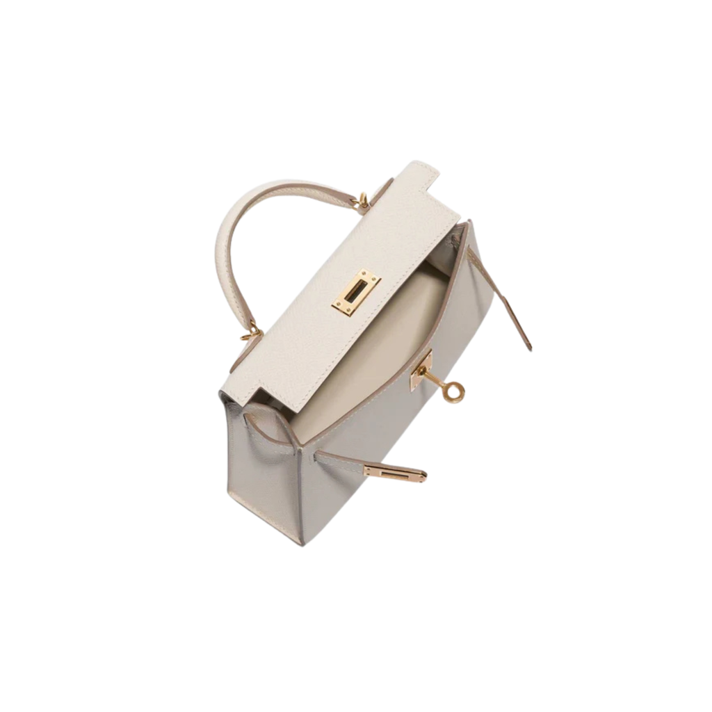 Hermes Bag | Kelly Mini White Hand Bag