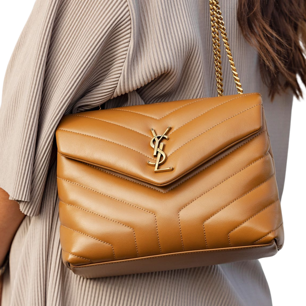 Saint Laurent Bag | Loulou Medium Camel Shoulder Bag