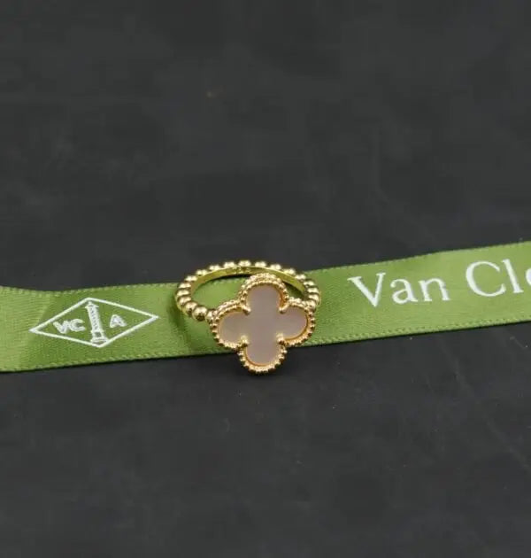 Van Cleef & Arpels Jewelry | Alhambra Bracelet Ring Set Gold