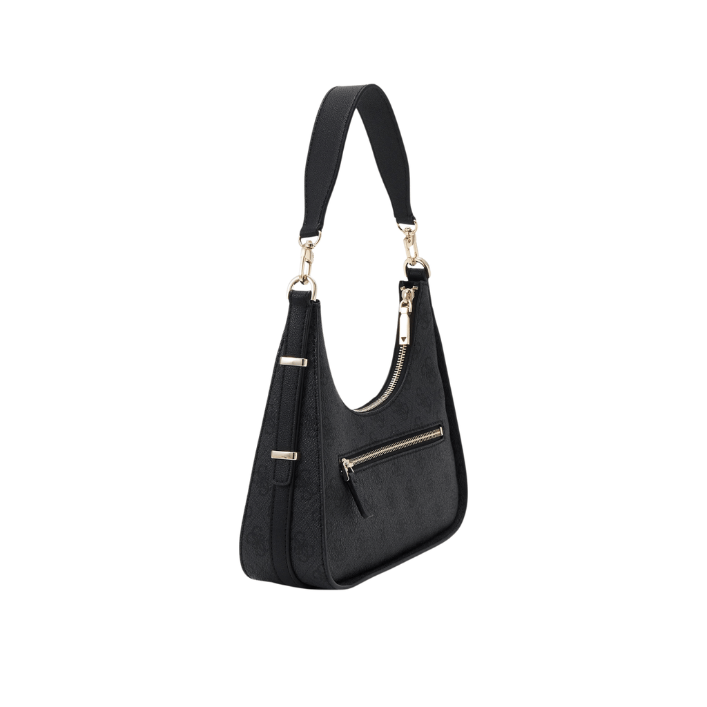 Guess Bag | Noreen Top Zip Shoulder Bag Black