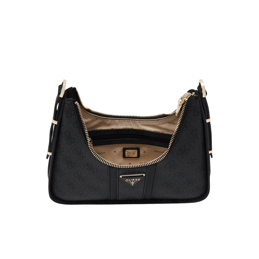 Guess Bag | Noreen Top Zip Shoulder Bag Black