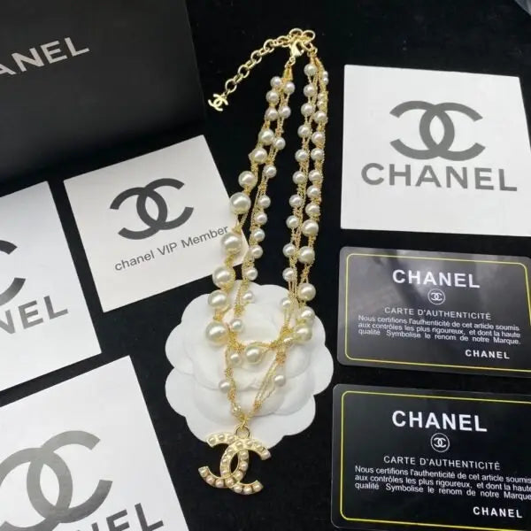 Chanel Jewelry | CC Logo Choker Necklace Gold Tone