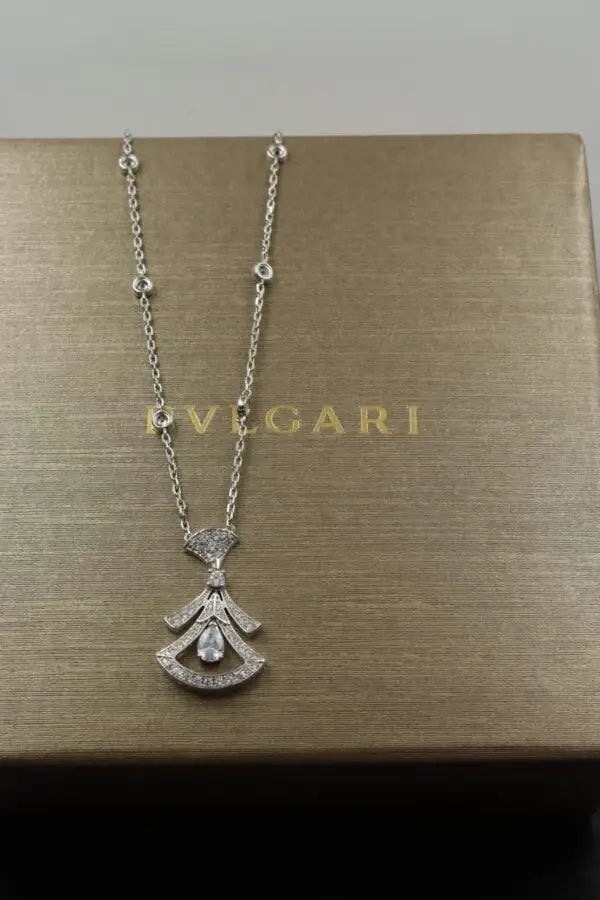 Bvlgari Jewelry | 18K White Gold Divas Dream Diamond Necklace