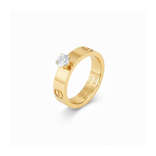 Cartier Jewelry | Solitaire Ring Gold