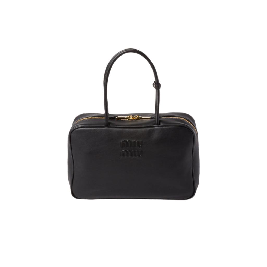 Miu Miu Bag | Leather Beau Bag Black