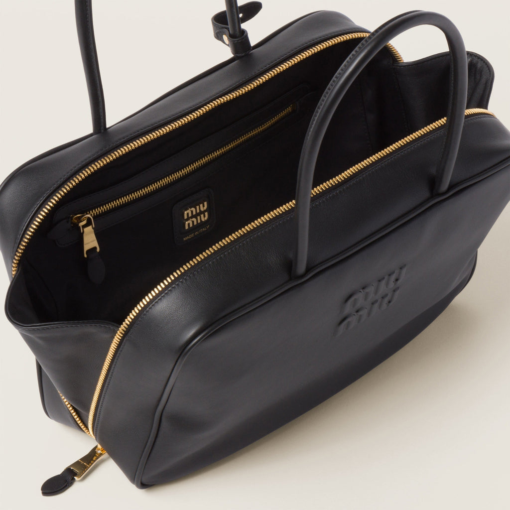 Miu Miu Bag | Leather Beau Bag Black