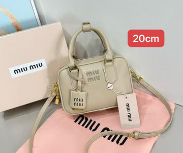 Miu Miu Bag Arcadie Leather Top Handle