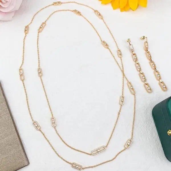 Messika Jewelry | Uno Pavé Yellow Gold Full Diamonds