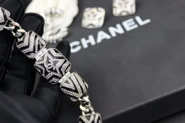 Chanel Jewelry | CC Logo Star Pendant Necklace Earrings Set