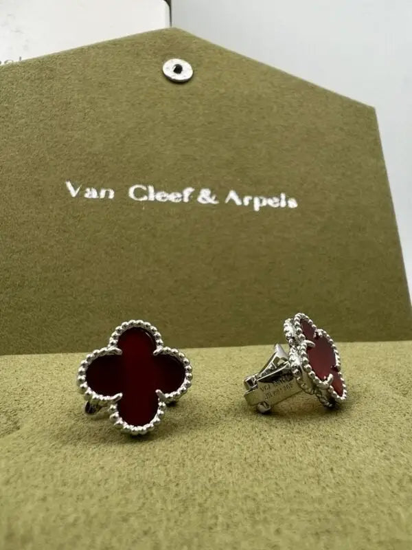 Van Cleef & Arpels Jewelry | Alhambra Red Clover Jewelry Set