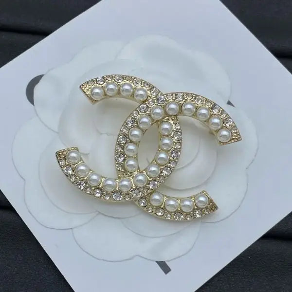 Chanel Jewelry | Crystal CC Dangle Hoop Earrings Silver Tone