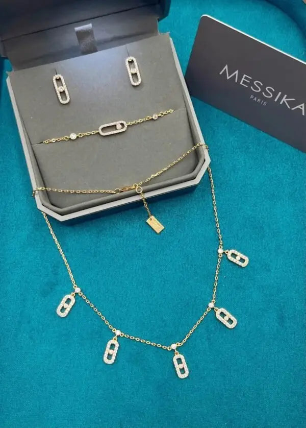 Messika Jewelry | Uno Drop Pendant Yellow Gold Diamonds