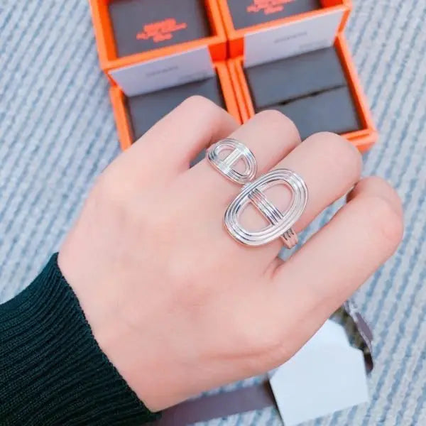Hermès Jewelry | Osmose Silver Ring