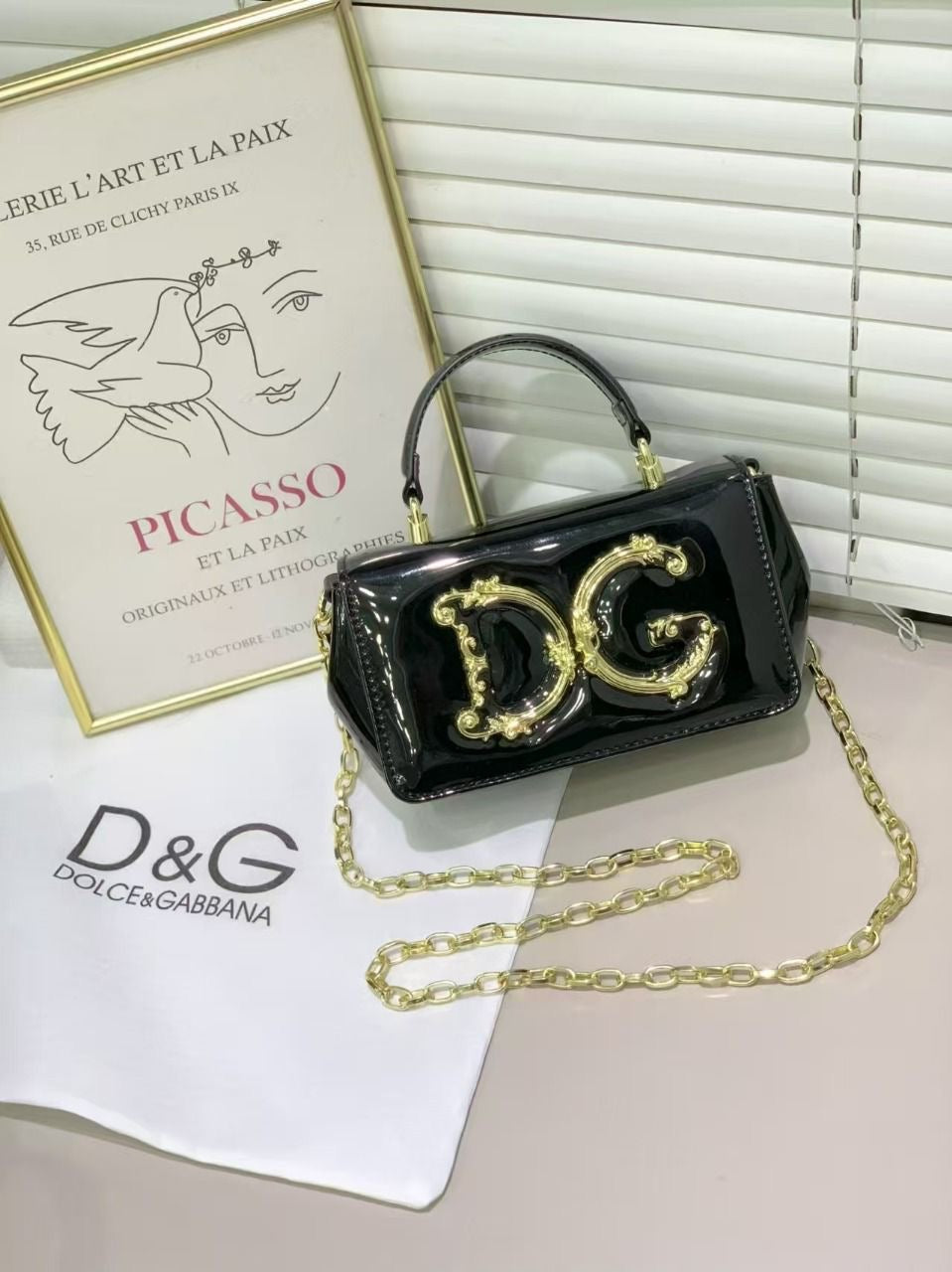 D&G Bag | Shoulder Nappa Leather Black
