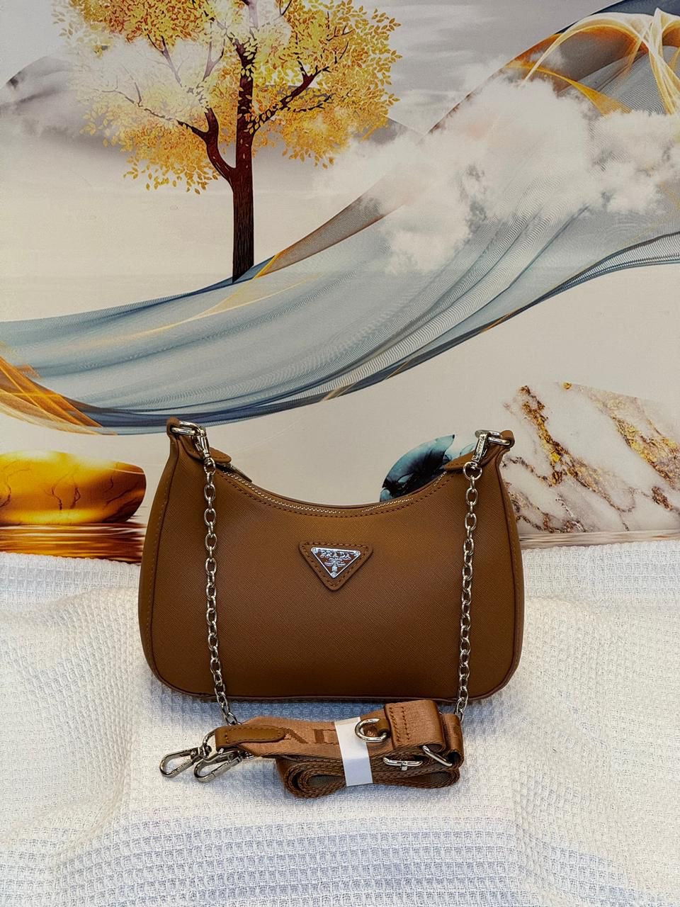 Prada Bag | 2005 Saffiano Leather Dark Brown