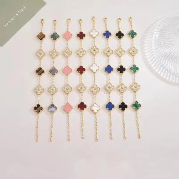Van Cleef & Arpels Jewelry | Alhambra Bracelet Collection Silver