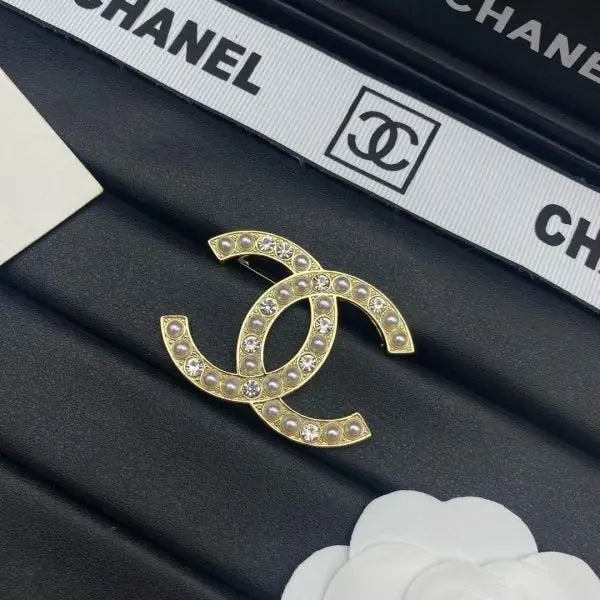 Chanel Jewelry | Crystal CC Dangle Hoop Earrings Silver Tone
