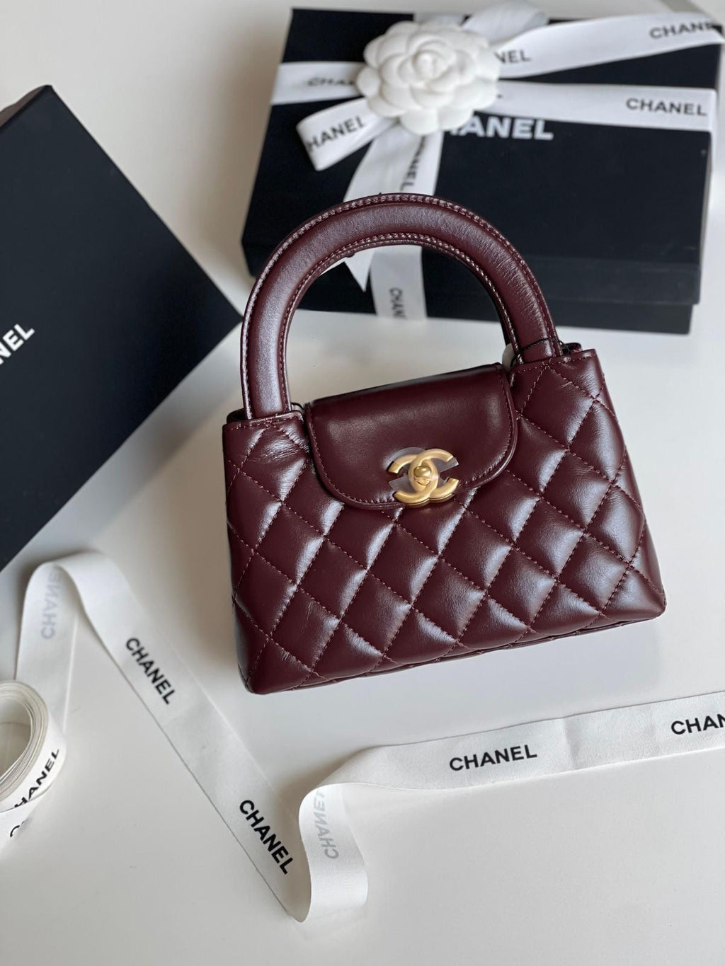 Chanel Bag | Coco Handle Mini Flap Quilted Lambskin