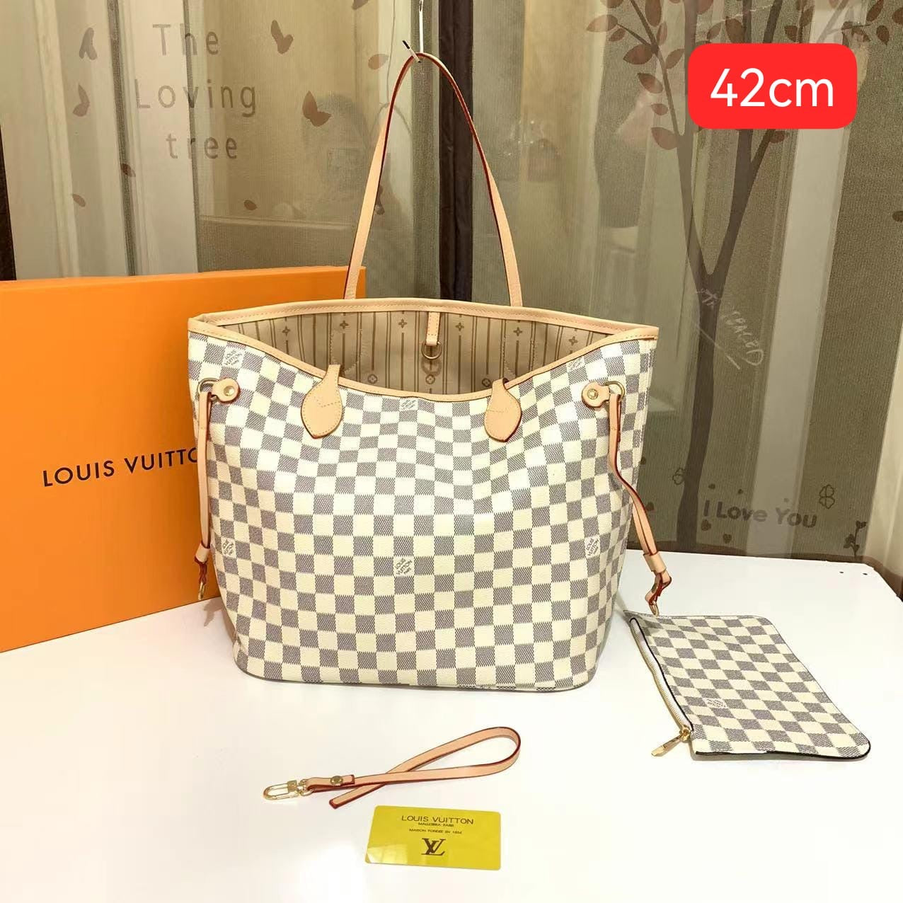 Louis Vuitton Bag | Neverfull GM Damier Azur