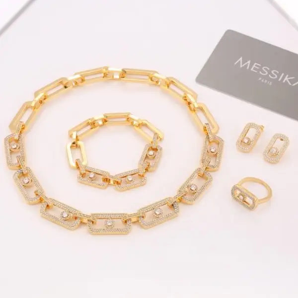 Messika Jewelry | Pave Yellow Gold Full Diamonds