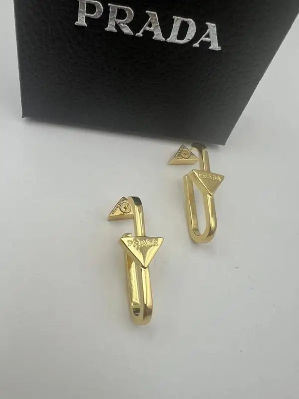 Prada Jewelry | Set Silver Black White Enamel