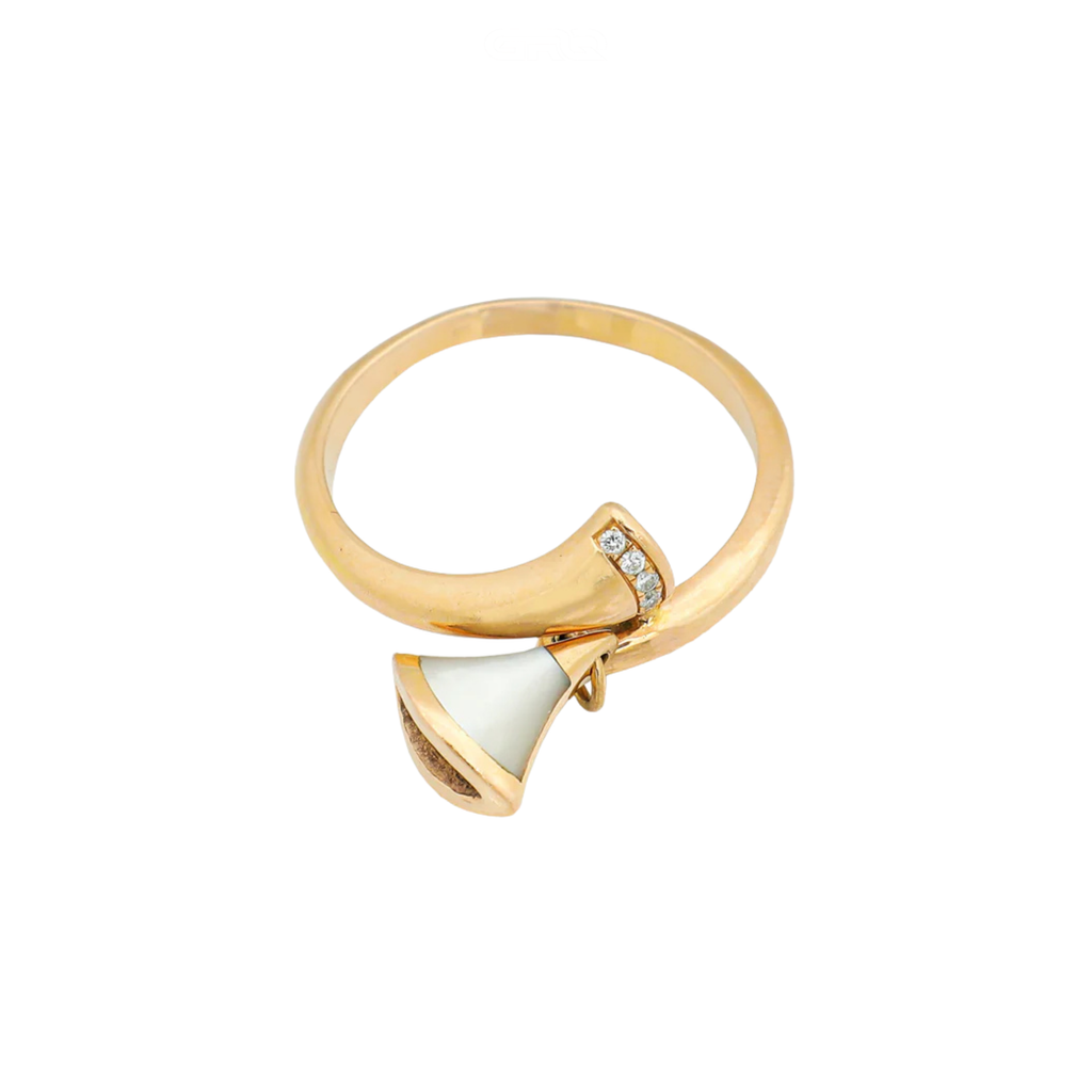 Bvlgari Jewelry | 18K Yellow Gold Diamonds MOP Diva's Dream Ring