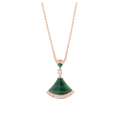 Bvlgari Jewelry | 18k Rose Gold Pendant Set Diamond Necklace