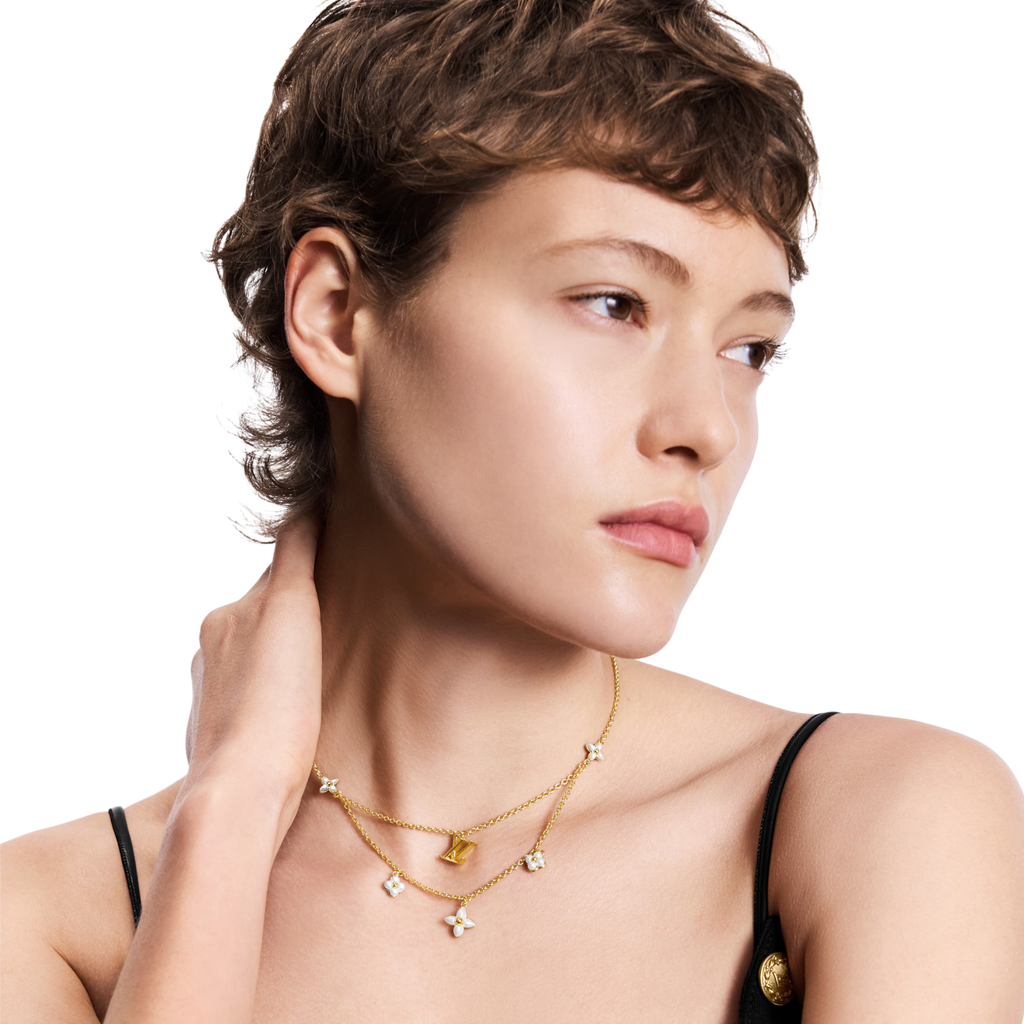 Louis Vuitton Jewelry | Gold LV Floragram Necklace
