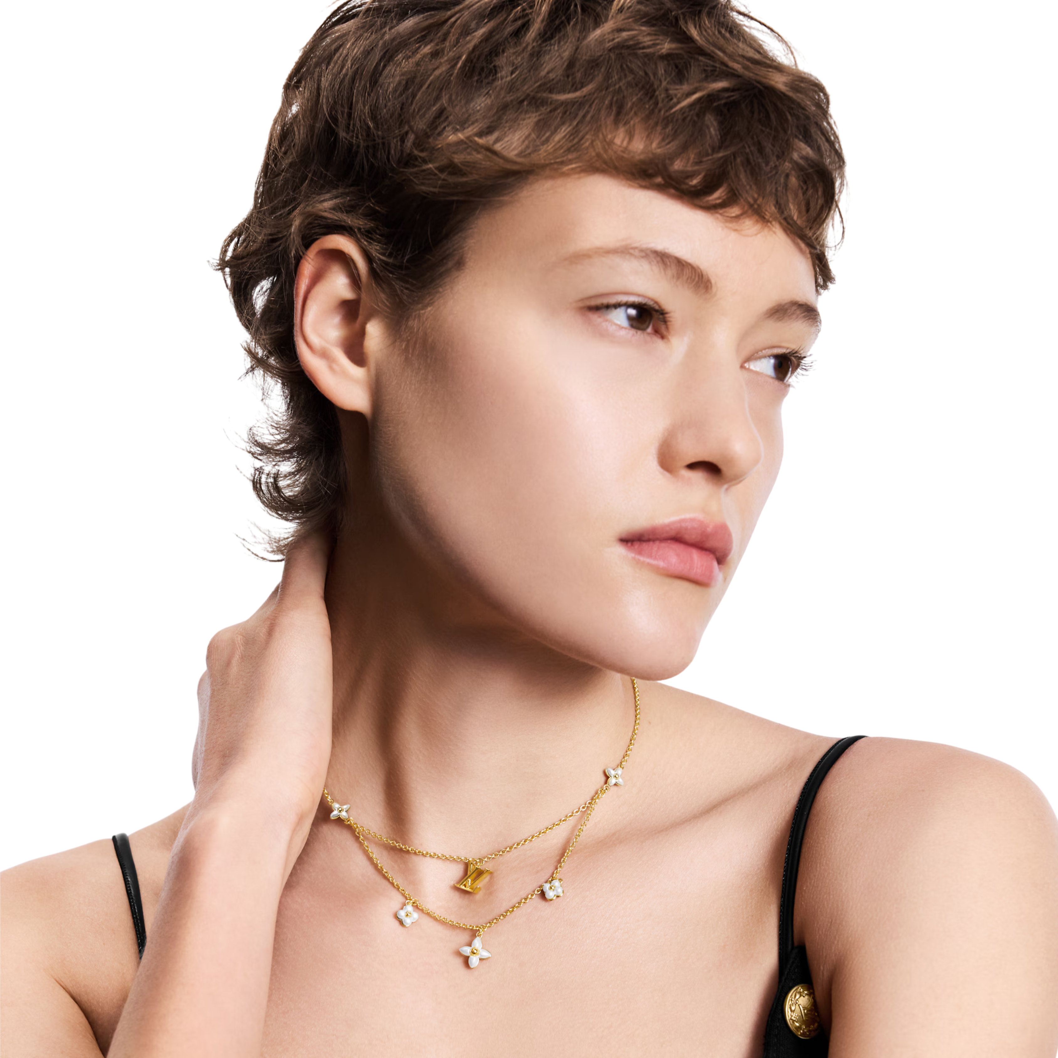 Louis Vuitton Jewelry | Gold LV Floragram Necklace