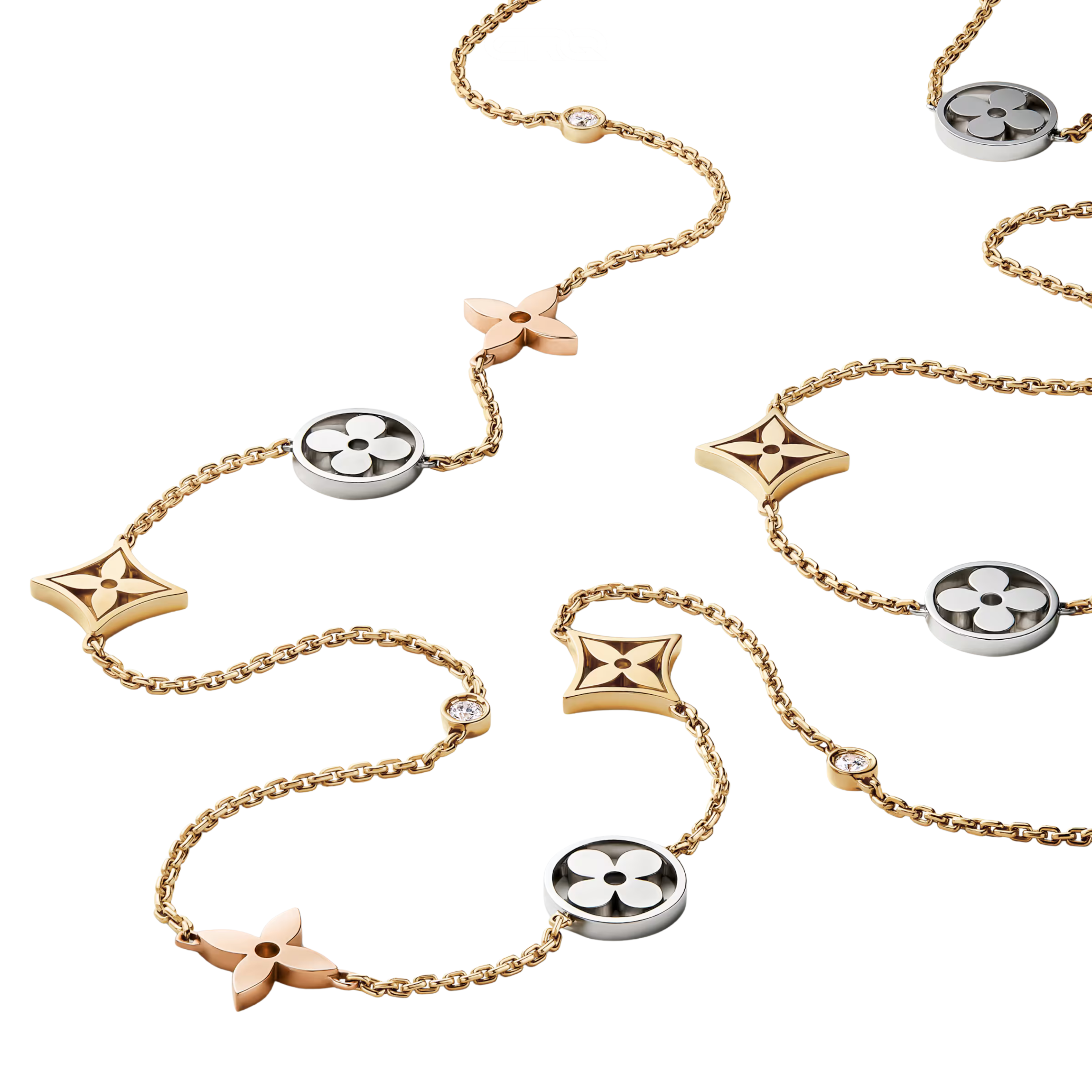 Louis Vuitton Jewelry | Idylle Blossom Sautoir 3 Golds Diamonds