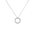 Cartier Jewelry | Love Pendant Paved Necklace