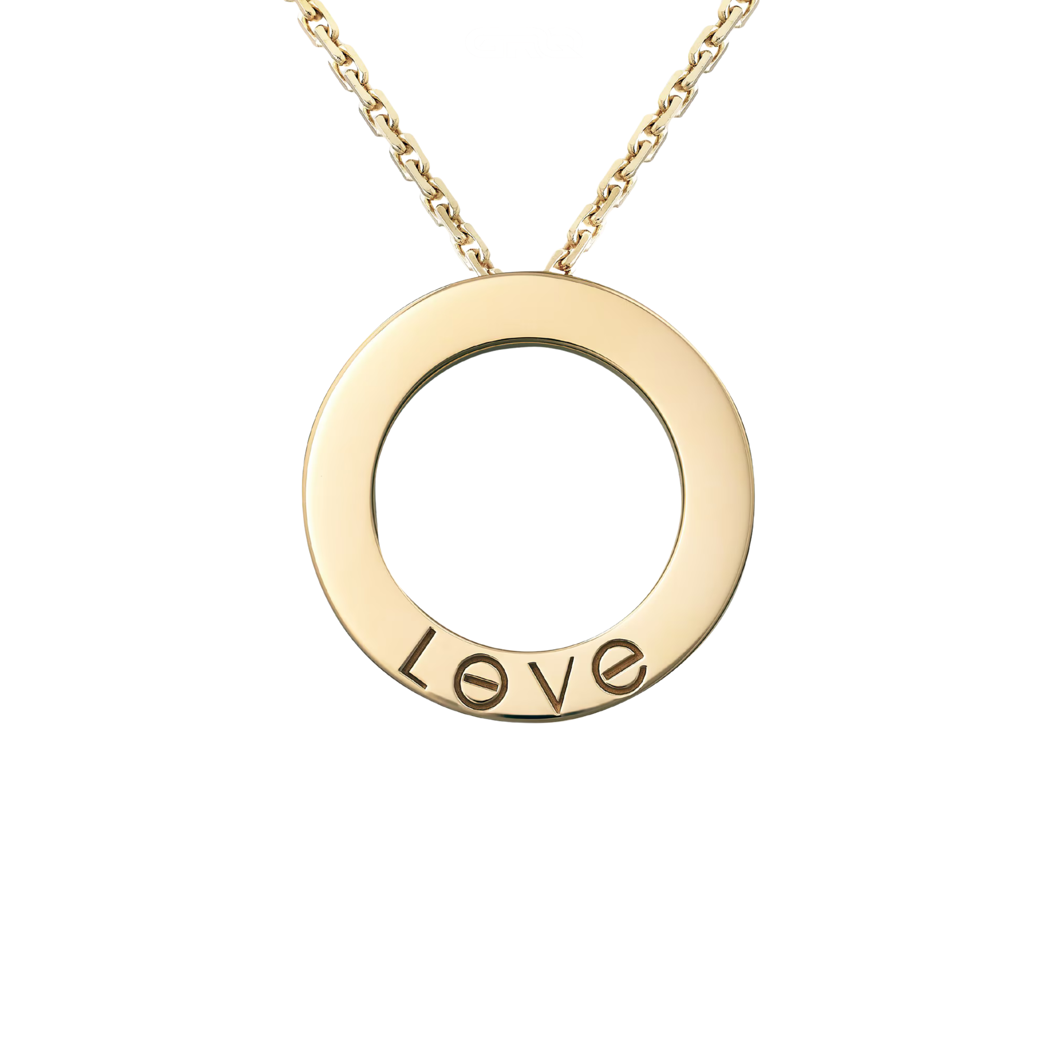 Cartier Jewelry | Love Pendant Paved Necklace