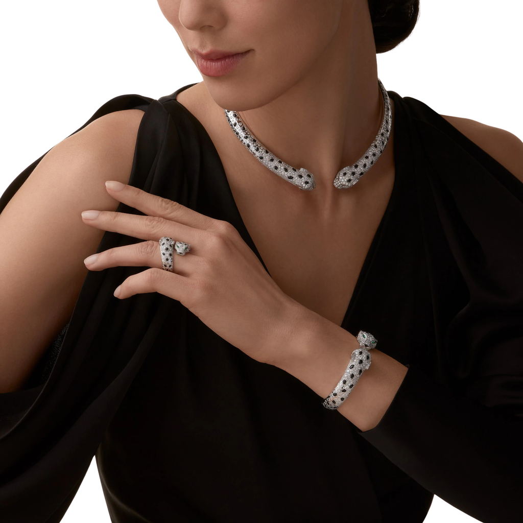 Cartier Jewelry | Panther Bracelet Necklace Set