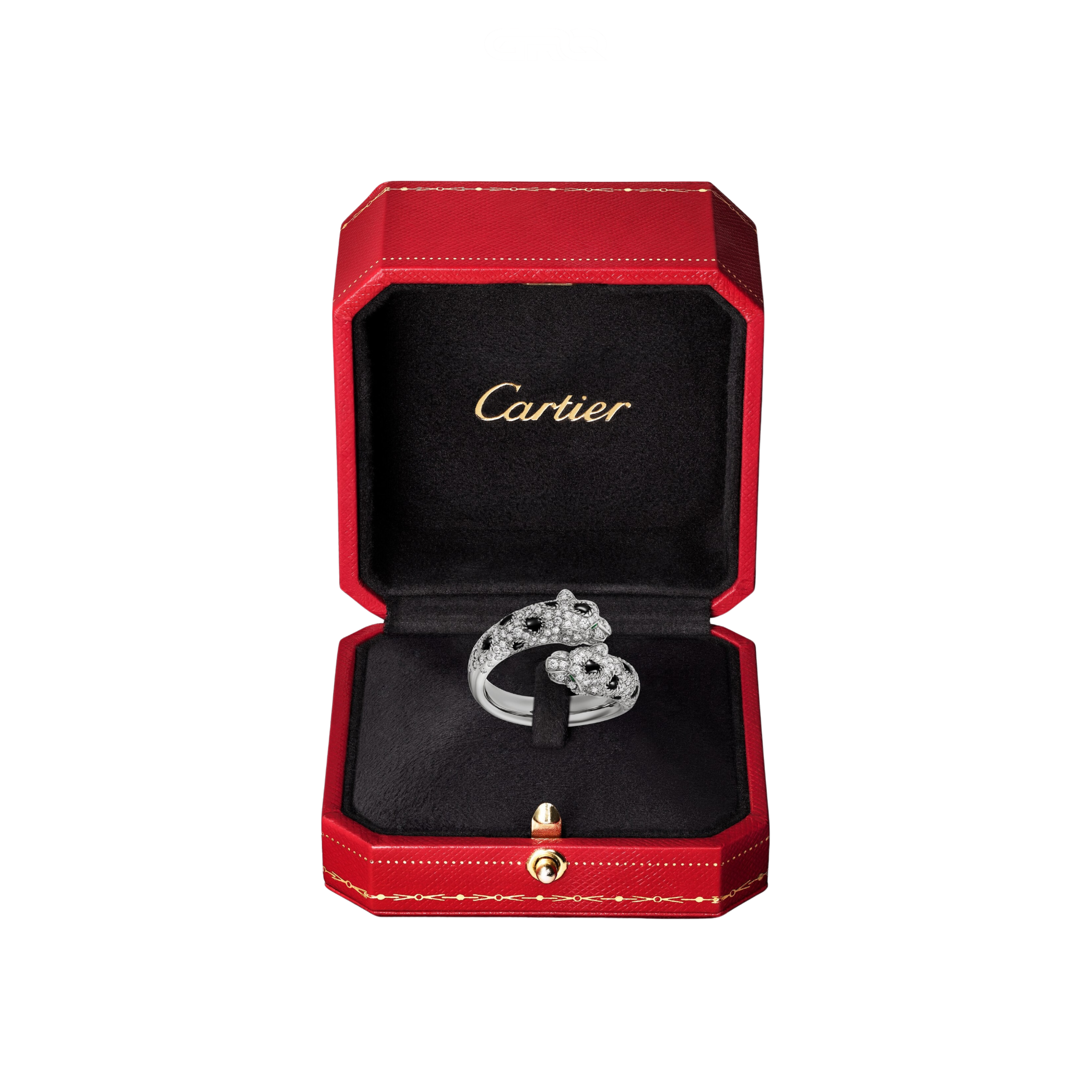 Cartier Jewelry | Panthere De Cartier Ring Semi Paved