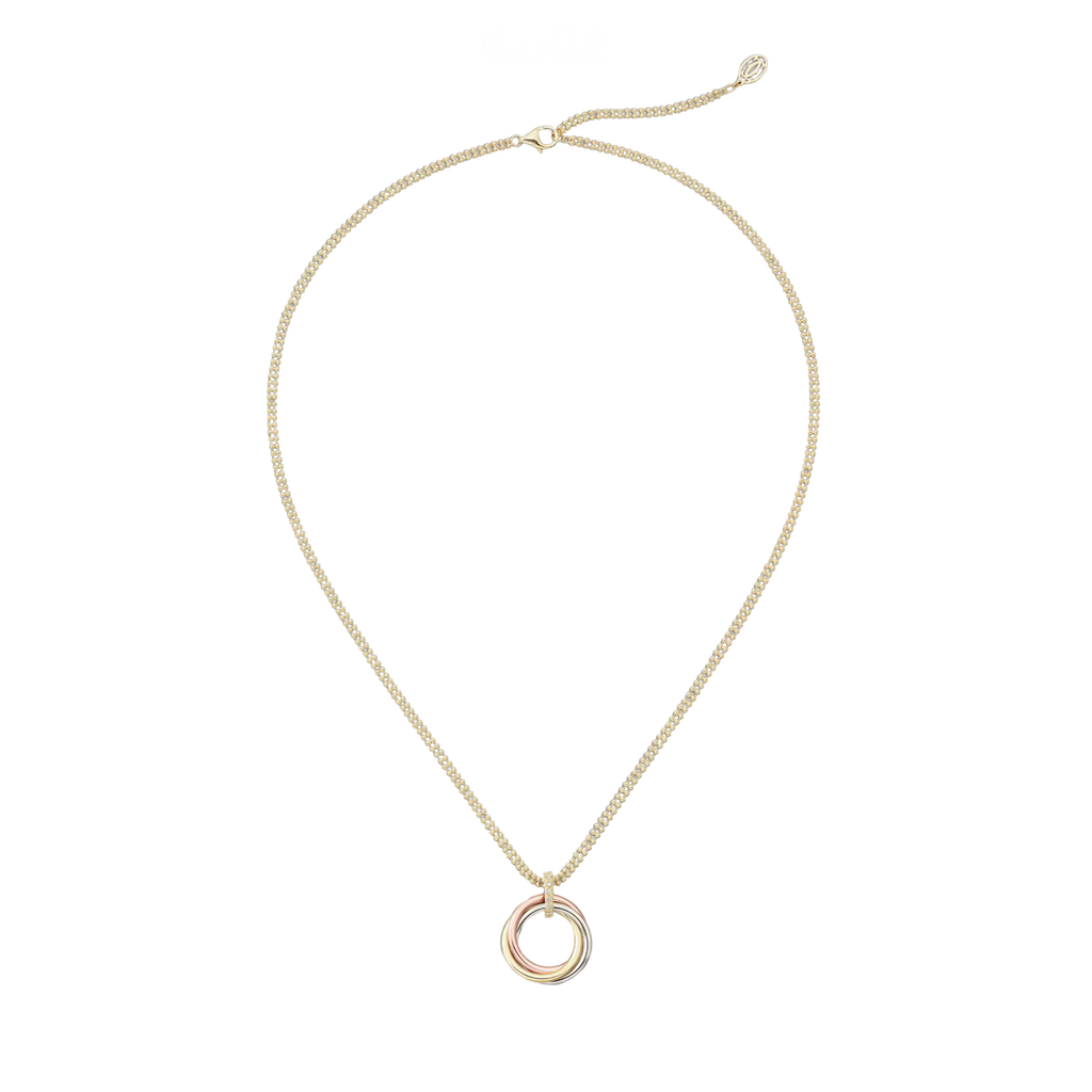Cartier Jewelry | Trinity Pendant Diamonds Necklace
